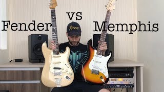 Video thumbnail for Fender Stratocaster Standard vs Memphis MG22 Tunada by Renatinho Stauros