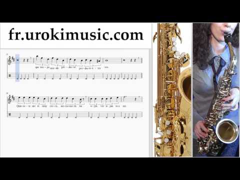 Comment Jouer du Saxophone Alto Besame Mucho Tab Tablature Partie#2 um-b829