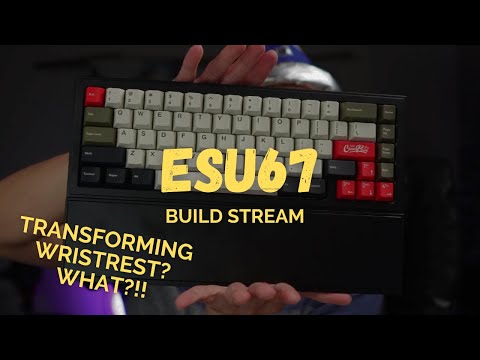 Bàn phím cơ ESU67 HE Magnetic - Nhôm CNC, nắp + kê tay từ tính, switch Hall Effect siêu nhạy