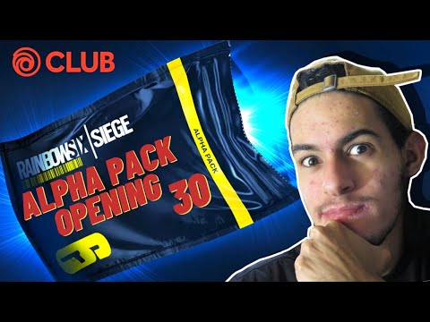 Abrindo 30 Alpha packs !!! (RAINBOWSIX/SIEGE)