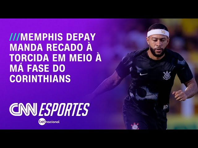 Memphis Depay manda recado à torcida do Corinthians | CNN PRIME TIME