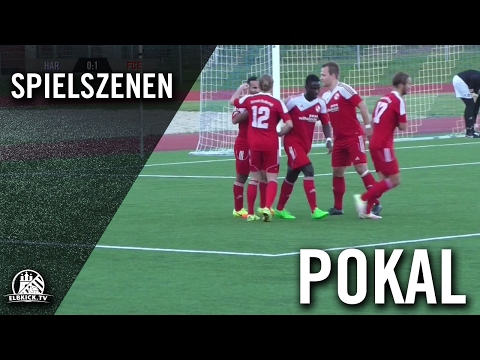 TuRa Harksheide - FC Eintracht Norderstedt (3. Runde, Pokal der 1. Herren 2016/2017) - Spielszenen