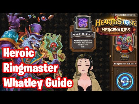 Heroic Ringmaster Whatley Bounty Guide | Bwonsambi Equipment Unlock | Hearthstone Merenaries