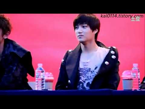 [FANCAM] 120430 EXO K - Kai @ Music and Plus (Fansign)