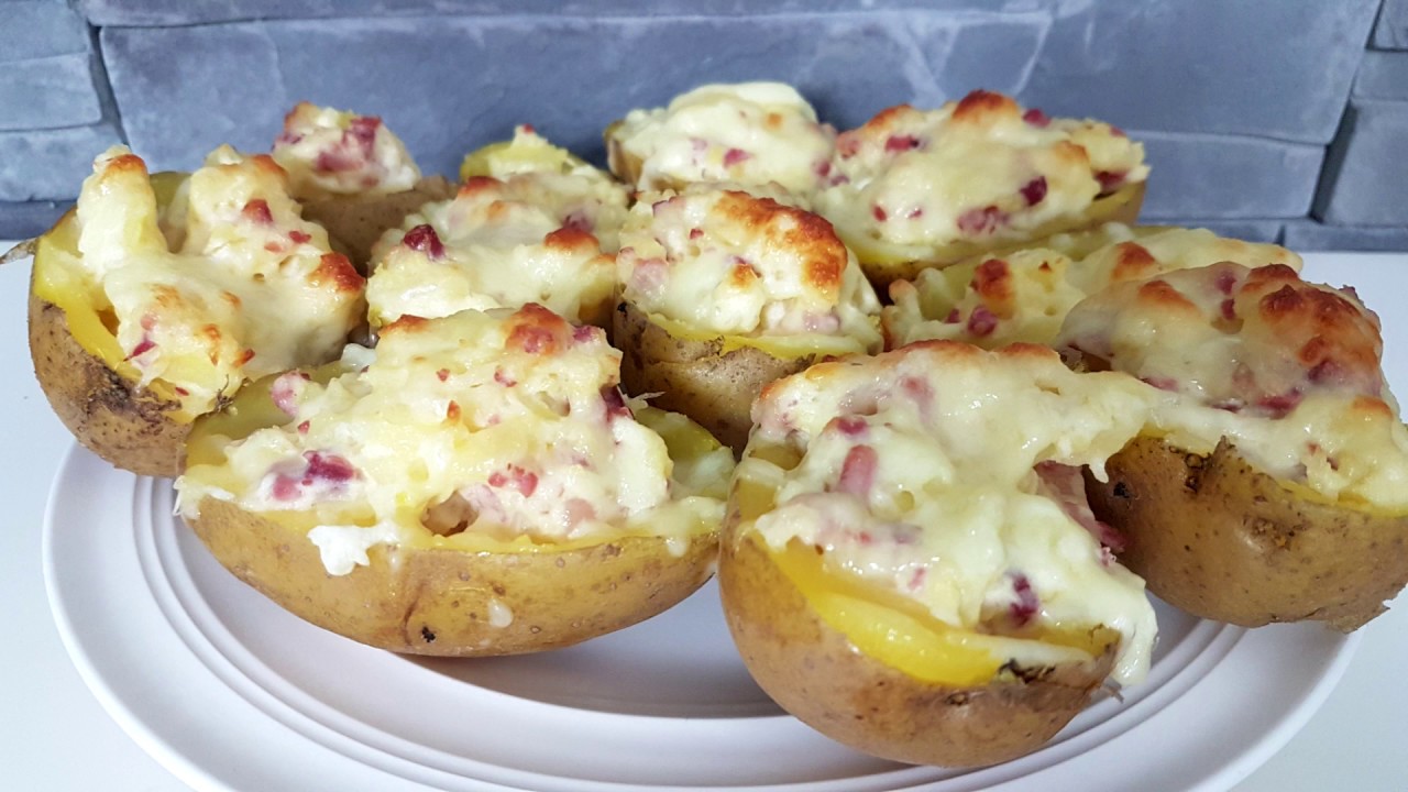 OFENKARTOFFEL GEFÜLLT MIT KÄSE - Einfache Rezepte