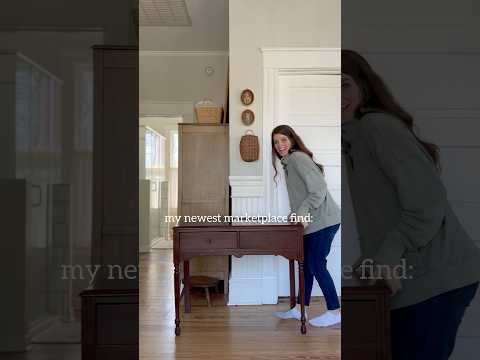 MY NEWEST MARKETPLACE FIND! #thrift #vintage #antique #vanity #secondhand #thrifting #homedecor