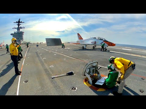 See Who Actually Launches a Jet Off the Catapult
