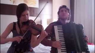 Mari Black and Cory Pesaturo, Klezmer jam