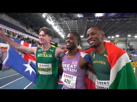 Men’s 60m final / world indoor championships 