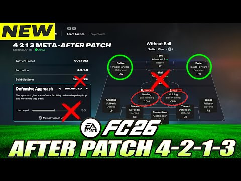 FC 26 [POST PATCH] 4-2-1-3 GOD-TIER Meta Custom Tactics & Roles to Reach ELITE Division INSTANTLY