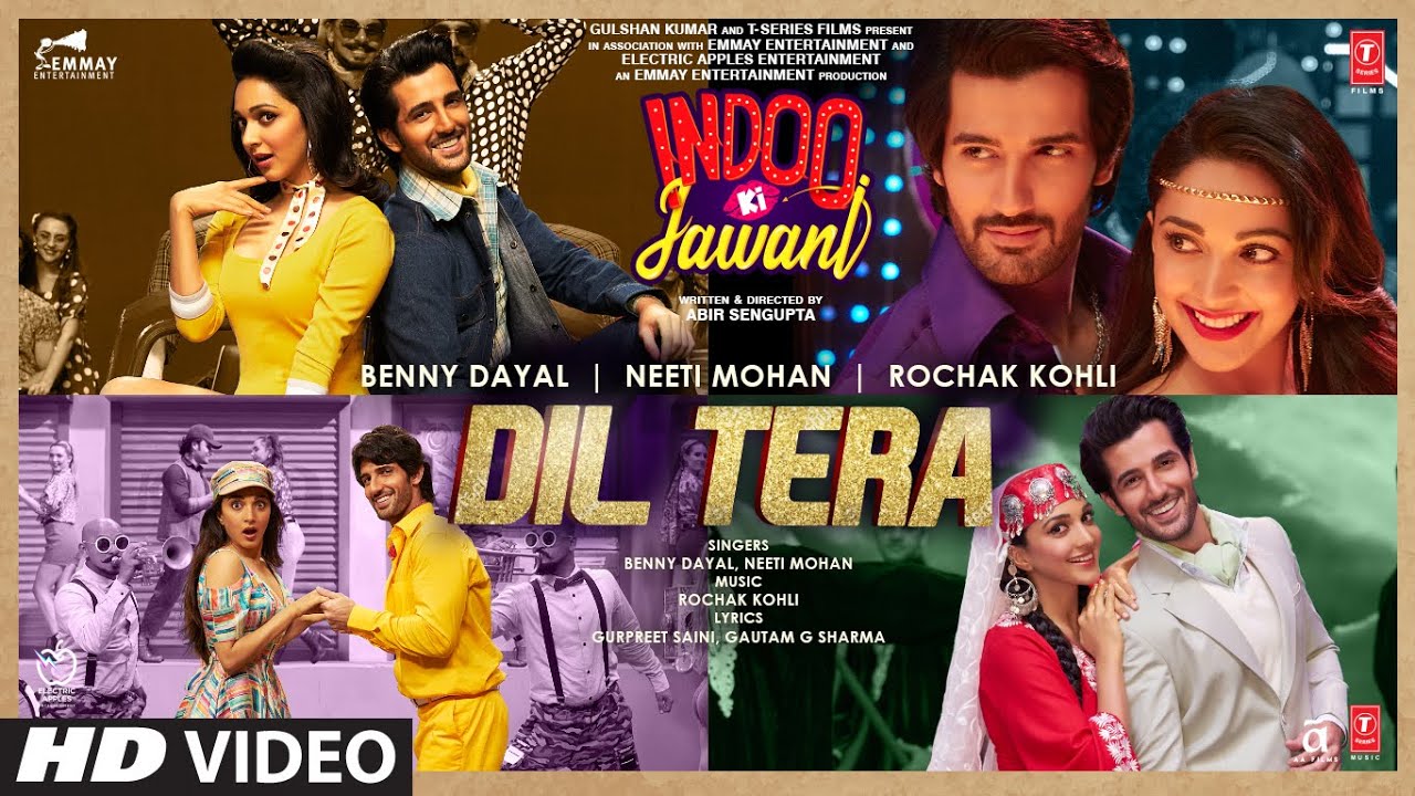 DIL TERA LYRICS - INDOO KI JAWANI - BENNY DAYAL - NEETI MOHAN