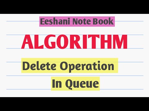 Delete Operation In Queue Using Algorithm Algorithm Dequeue