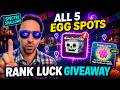 All 5 Spectre Shallows Egg Spawn Locations + Rank Luck Giveaway! Catch A Monster Roblox