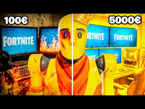 Ich teste 100€ vs. 5000€ Fortnite Setups..
