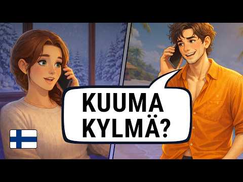 Weather Talks in Finnish – Easy Conversations & Listening Practice (A1–A2, Subtitles)