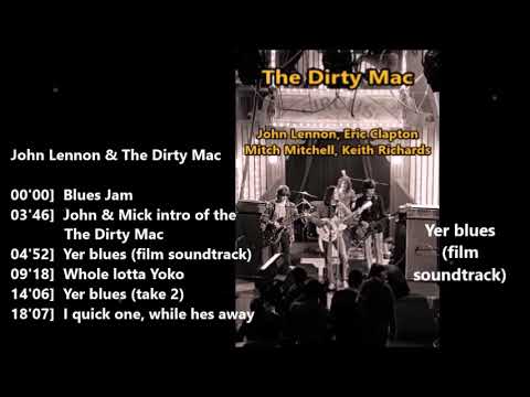 John Lennon & The Dirty Mac 1968 // Supergroup with Eric Clapton, Keith Richards and Mitch Mitchell