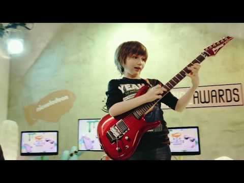 Dustin Tomsen 12 years old - Playing a bit of Michael Angelo Batio and Eddie VH in a TV Show.