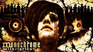 Cover art for monochrome v3 with lyrics
