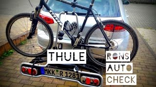 Thule EuroRide 940 Anhängerkupplung Fahrradträger Test Aufbau und Montage