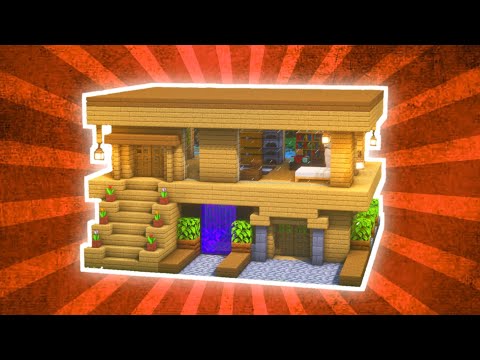 Minecraft : How to Build Starter Survival House Tutorial #7