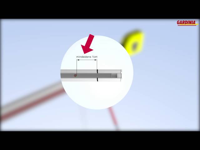 Video Teaser für GARDINIA Plissee - Stoffbreite kürzen