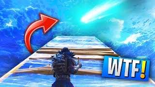 BREAKING SKY BARRIER To Get To The METEOR At TILTED TOWERS In Fortnite!
