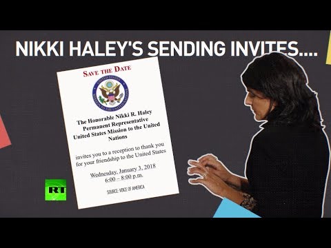 Nikki Haley throws a party! Who is invited?