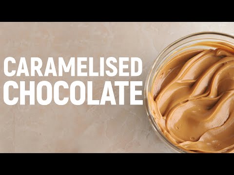 Caramelised white chocolate / Chocolate candies / Chocolate base recipe for cake topping