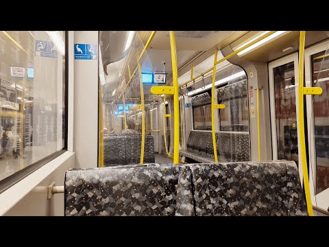 [4K] U-Bahn Berlin - Mitfahrt im H97 (5018) mit Quersitzen auf der U8