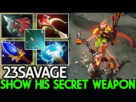 23SAVAGE [Windranger] Show His Secret Weapon Carry Too Much OP Dota 2