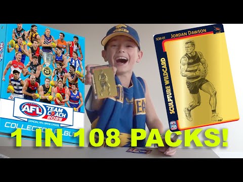 We STRUCK GOLD?! Opening team coach footy cards part 2.