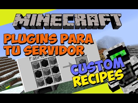 Ajneb97 - PLUGINS for your Minecraft SERVER - CUSTOM RECIPES (Create your Own Crafts!)