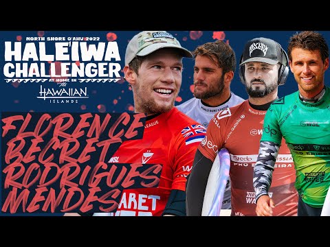 John John Florence, Justin Becret, Miguel Rodrigues, Jesse Mendes | Haleiwa Challenger Quarterfinals