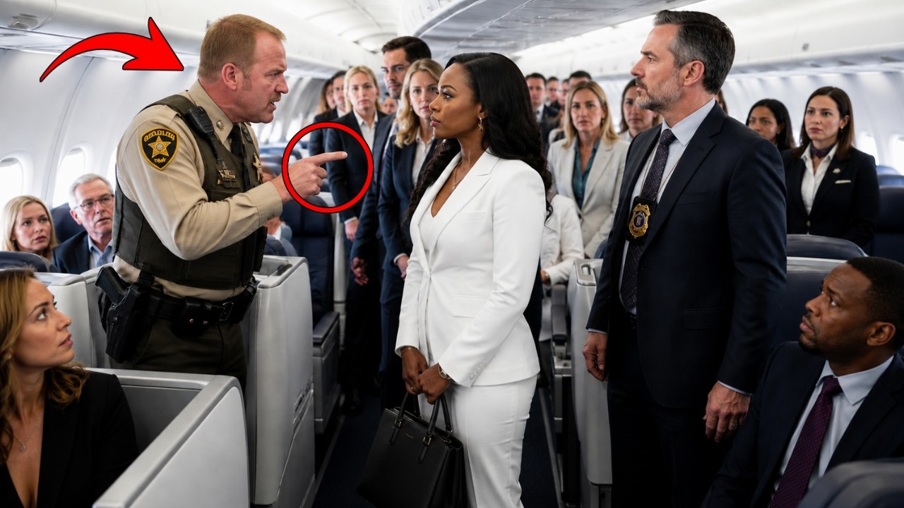 Racist Sheriff Stops Black Woman CEO for First-Class — Moments Later He Discovers She’s FBI