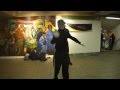 Mime Performance At The Subway Station