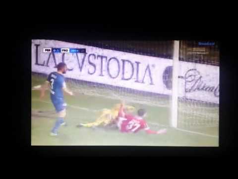 Perugia-Frosinone Nicastro gol