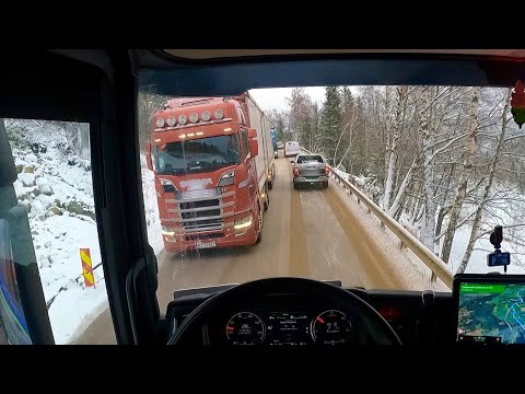 POV Driving Scania S540 - Fagernes E16