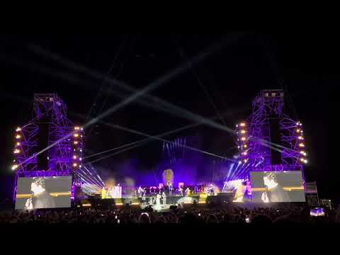 Falling back, Matteo Bocelli and Sanah in Teatro del Silenzio 2025, recorded by JW Noom