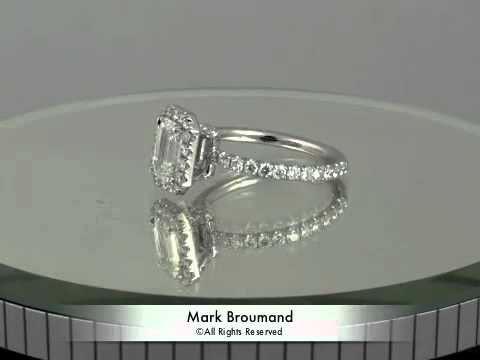 2.33ct Emerald Cut Diamond Engagement Anniversary Ring- Mark Broumand