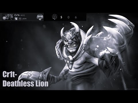 Cr1t- Deathless Lion - Dota 2 Pro Dark Side [Cr1t- Deathless Game #6] 4K