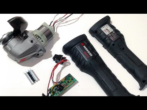Teardown of Parkside Performance PWSAP 20-Li B2 Brushless Angle Grinder