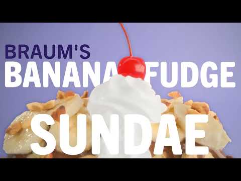 Braum's Banana Fudge Fancy Sundae - 2024