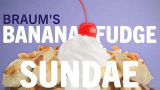 Braum's Banana Fudge Fancy Sundae - 2024