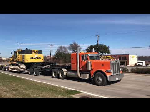 Straight piped 389 with EXTREME LOUD train horns