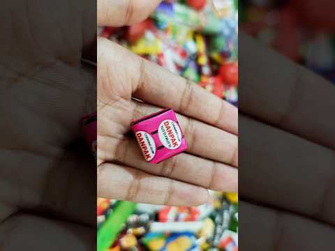 Fizzy frenzy Danpak bubble gum ASMR triggers! ASMR bubble gum Unwrapping tasty triggers #shorts