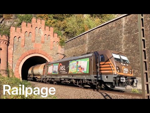 Treni al Loreley Tunnel