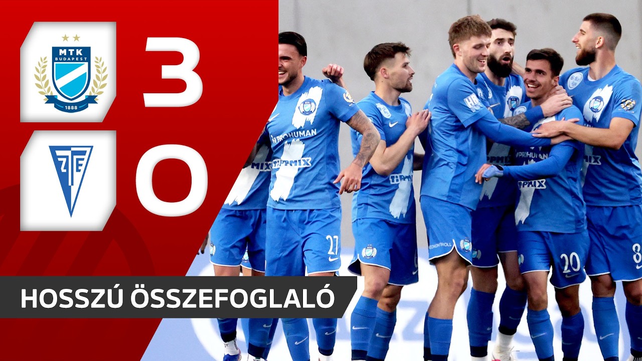 MTK Budapest vs Zalaegerszegi TE Highlights