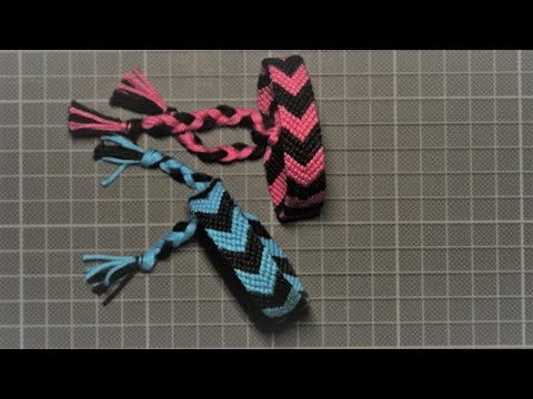 Freundschaftsarmband Pfeilmuster knüpfen