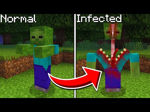 Terrifyingly Infected Minecraft Mobs