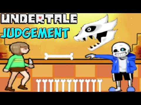 Undertale - Judgement | Sans и Chara в 2D битве